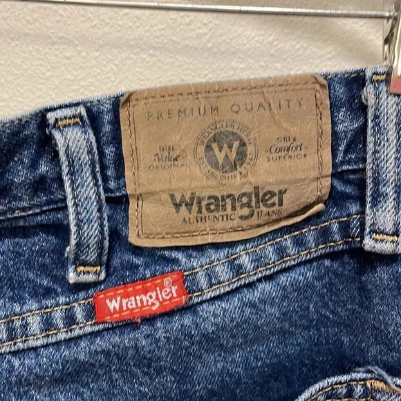 Wrangler mens denim blue jeans - Picture 6 of 8
